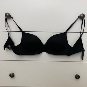 Victoria’s Secret black push-up bra. 36B